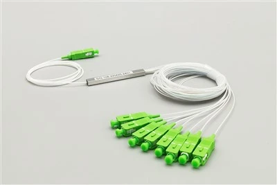 1×8 SC APC PLC Splitter Mini Tube Type – Compact Design for FTTX