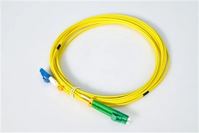 LC UPC to LC APC Hybrid Single Mode Patch Cable with G657A1 Bend-Insensitive Fiber