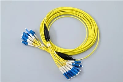 LC 12-Core Bundle Fiber Optic Patch Cord for High-Density Connections