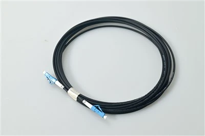 LC UPC Simplex Black Singlemode Fiber Patch Cable for High-Density SFF Connections