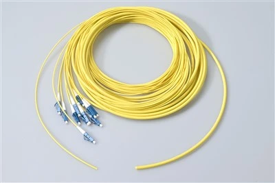 SC/UPC 12-Core Fiber Optic Pigtail, 9/125 SM 0.9mm PVC/LSZH