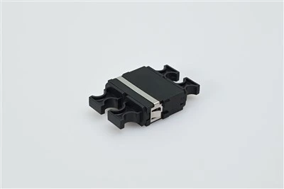 Mtp®/mpo-8/12/24 Black Fiber Optic Adapter/coupler with Flange, Key Up To Down